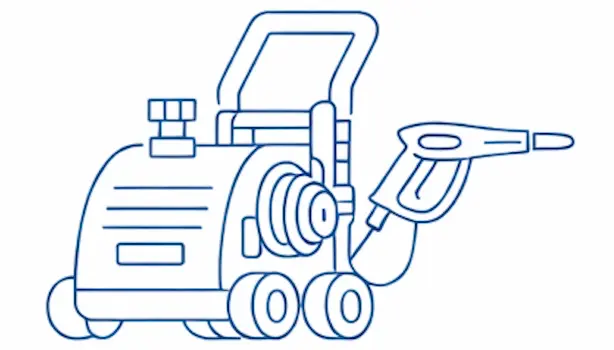 Machine de nettoyage haute pression professionnelle